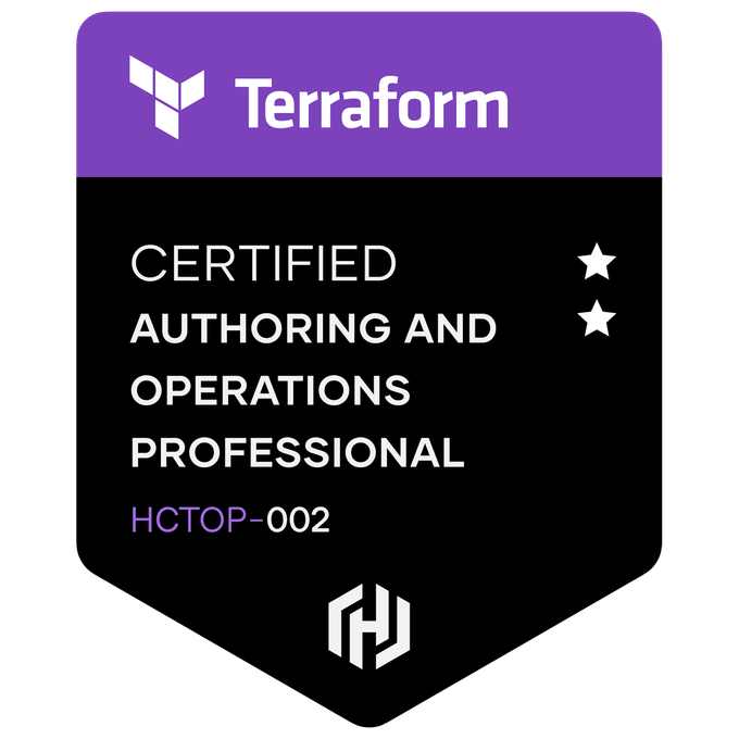 hashicorp terraform professional bage